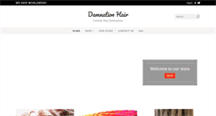 Desktop Screenshot of damnationhair.com